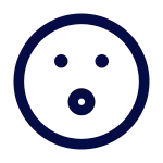 Emoji Surprised SVG Icon